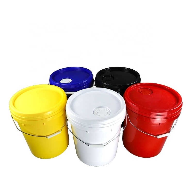 2L/4L/5L/6L/10L/18/20L PP с открытым верхом ведро 1-20 литров пластиковое ведро с ручкой