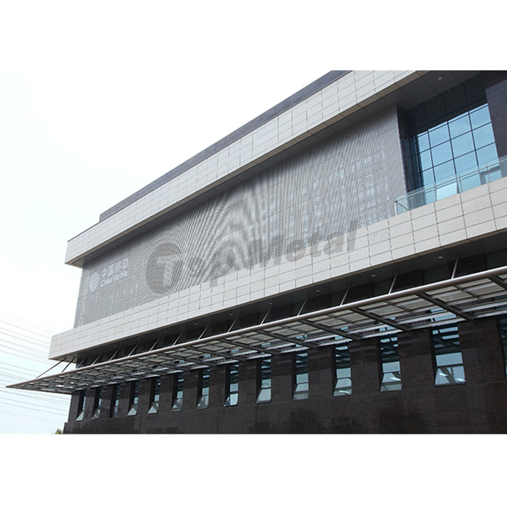Architecture Material Lightweight Wall Facade Panel Aluminum System