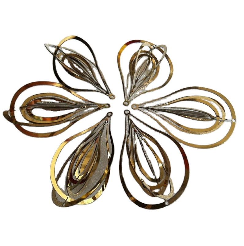Metal crafts electro gold stainless steel sheet for decoration