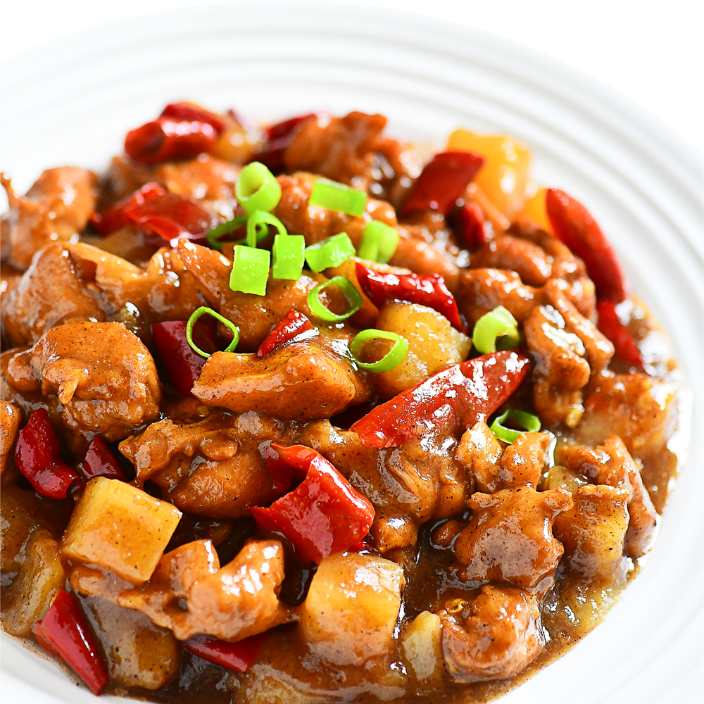 Халяльная замороженная Курица Mengshan, жареная курица, замороженная еда, быстрое приготовление, вкусная еда, готовая еда