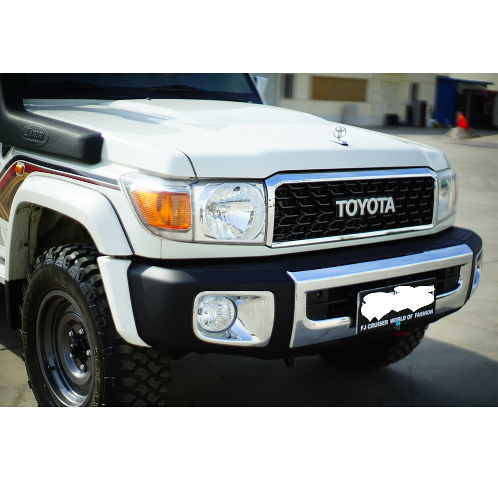 Гоночные решетки TRD для Toyota Land Cruiser LC76, решетка Дарт Вейдер, передняя решетка, аксессуары для модификации