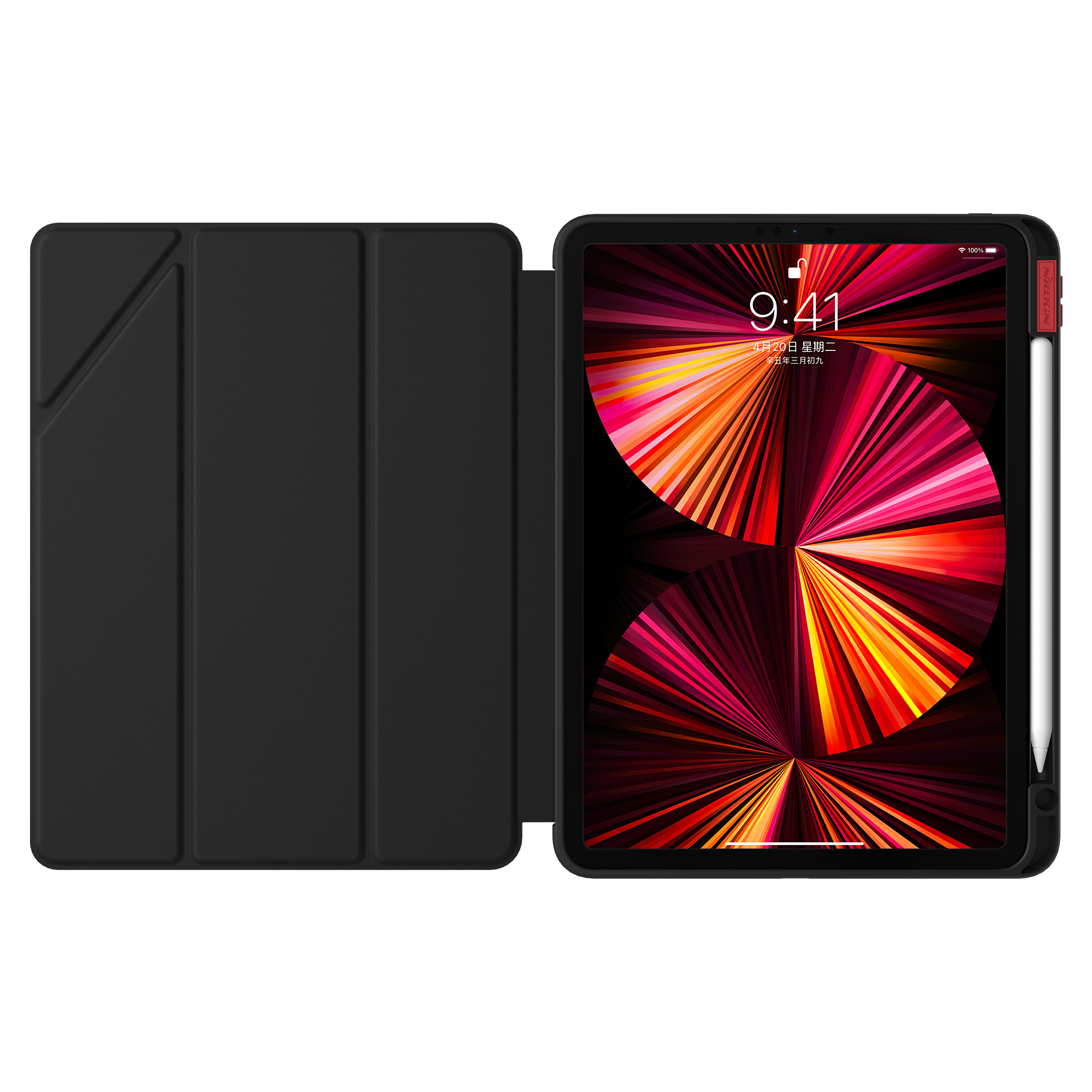 Чехол Nillkin для ipad Air 4, чехол для планшета с держателем для карандашей, магнитный легкий вес, ударопрочный чехол для планшета