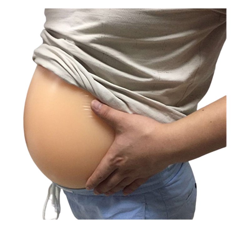 Simulation pregnancy actor props crossdresser women artificial false sponge belly silicone Fake big pregnant belly