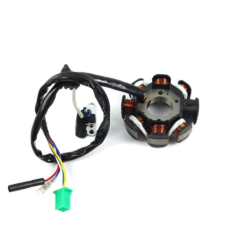 Детали двигателя для мотоцикла, скутера GY6 125cc, 8 полюсов, катушки постоянного тока, Намагниченный генератор, катушка статора