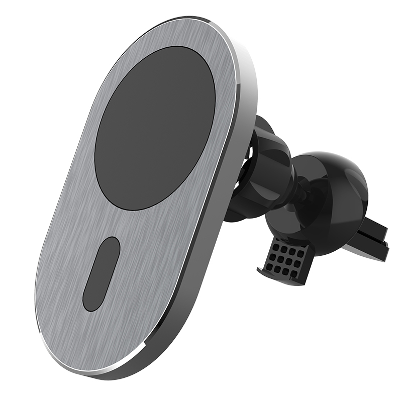 10 years factory direct sales 15W vehicle-mounted wireless charger magnetic suction CellPhone wireless charging bracket