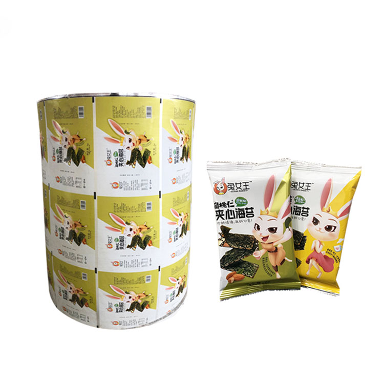 packaging snack Products Plastic Food Laminating Flexible Packaging Sachet Roll Film