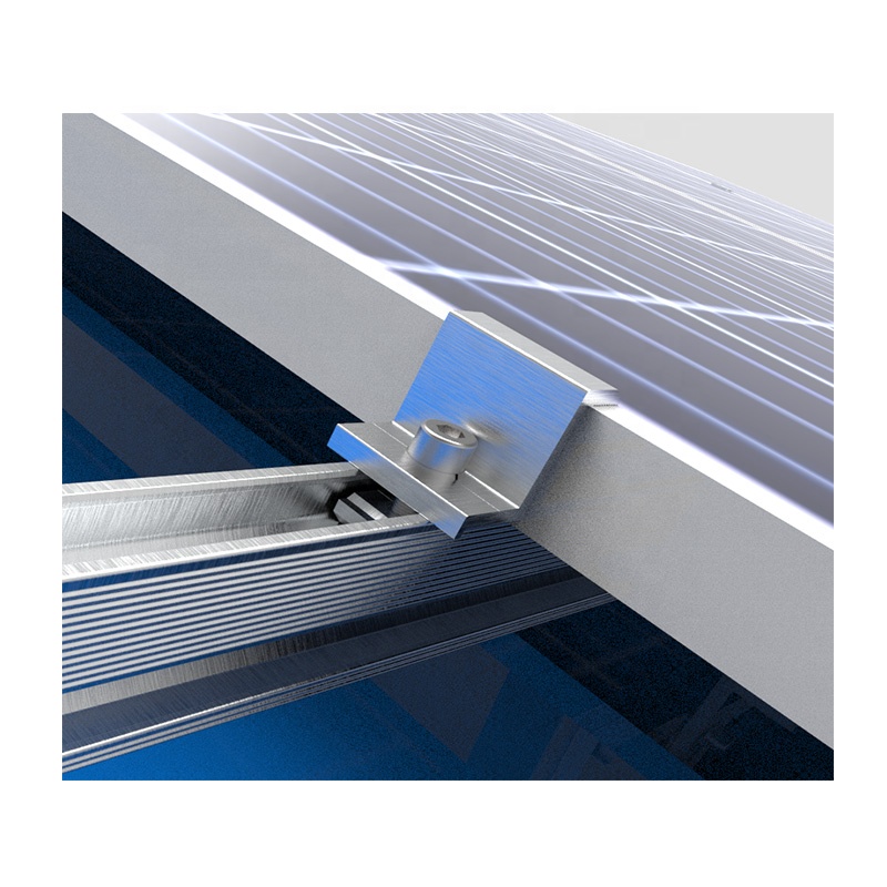 Solar Mounting System Aluminum End Clamp for solar panel