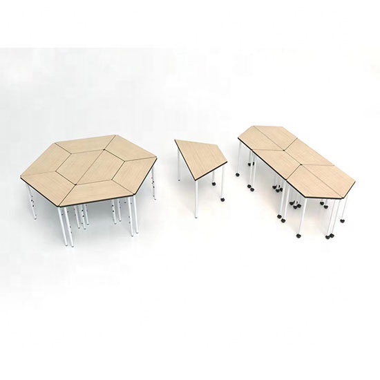 School furniture school assembly table and chair Simple and beautiful furniture for students' classrooms, desks and chairs