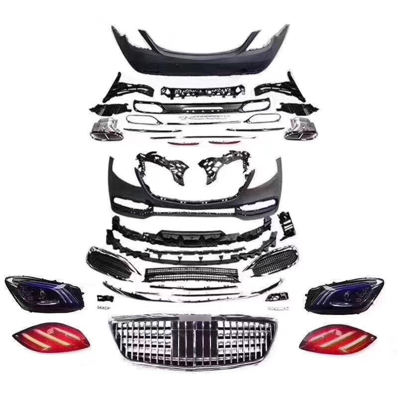 Передние и задние автомобильные бамперы CLY гриль для Benz S-class W222 facelift Maybach style bodykits