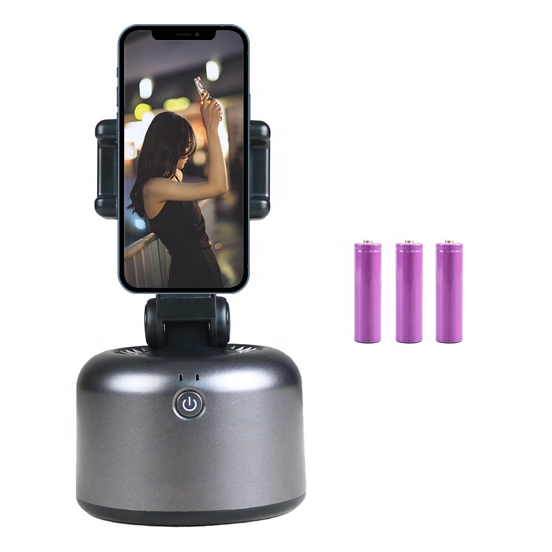 360 автоматическое отслеживание объекта Smart Gimbal Shoot с держателем телефона и батареей