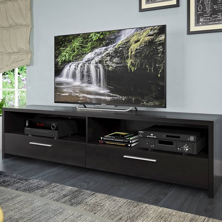 modern living room furniture TV cabinet Long Wooden TV Stand For Large Apartment