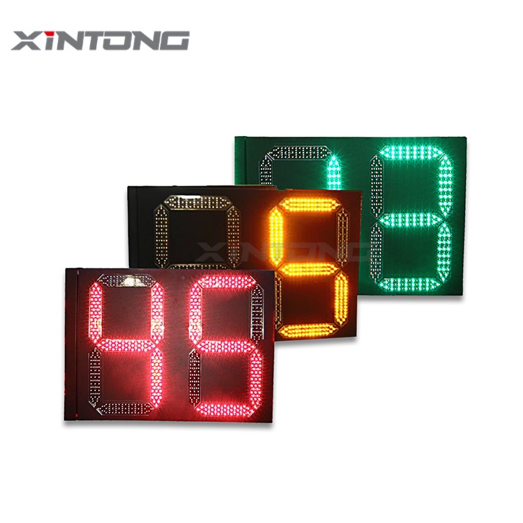 XINTONG 800*600 мм 2 цифровой счетчик таймера Led дорожного движения обратного отсчета света