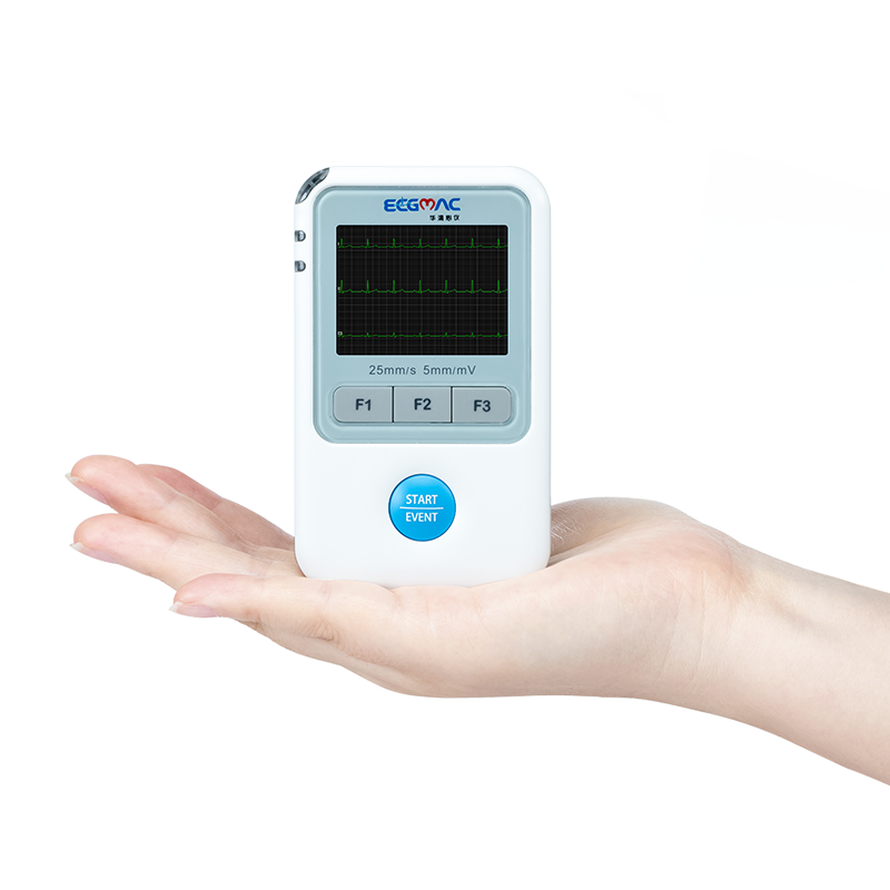 12 выводов с интерпретационным дисплеем mini holter monitor ecg