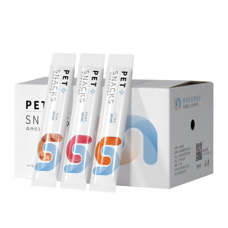 Pet food supplier wholesale 15g cat snacks delicious cat creamy treats