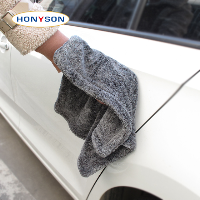Good Quality Microfiber Car Cleaning Towel Car Washing Towel 40*40cm Glass Cleaning Twisted Towel