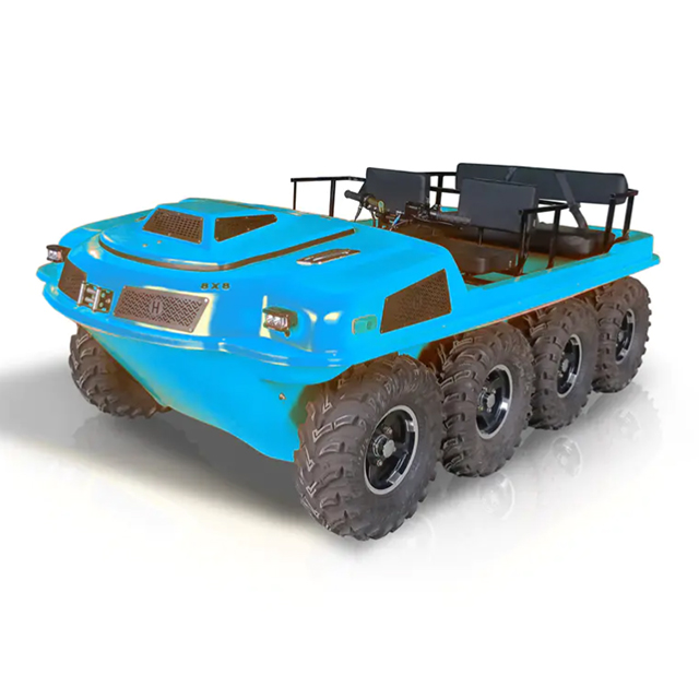 Черный HSD88-1 жидкостного охлаждения амфибия аварийно-спасательных 8X8 800cc квадроцикл вездеход для горного велосипеда болото река