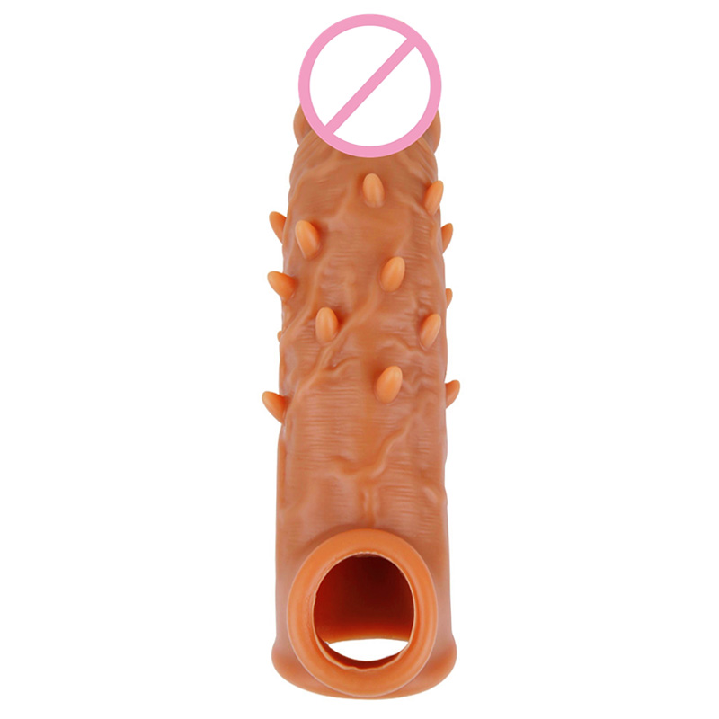 Penis Cover Extender Dragon Condoms Sex Toy Reusable Liquid Silicon Hollow Strap On Dildo Penis Sleeve Extender For Men Condom