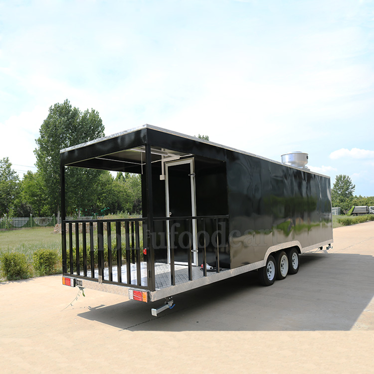 American 3 Sink Food Concession Trailer Bbq Food Trailer With Porch Churros Food Trailer With Fryer