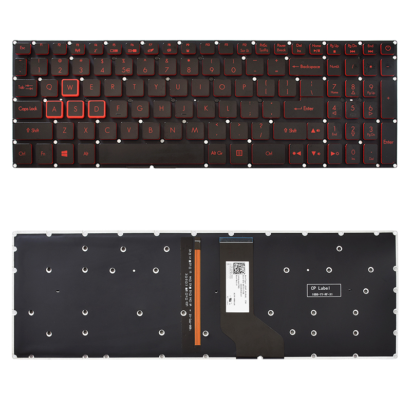 Нам ноутбук клавиатура с подсветкой для Acer деталь нитро-двигателя Himoto Redcat 5 AN515-31 AN515-41 AN515-42 AN515-51 AN515-52 AN515-53 N16C7 N17C1 без рамки