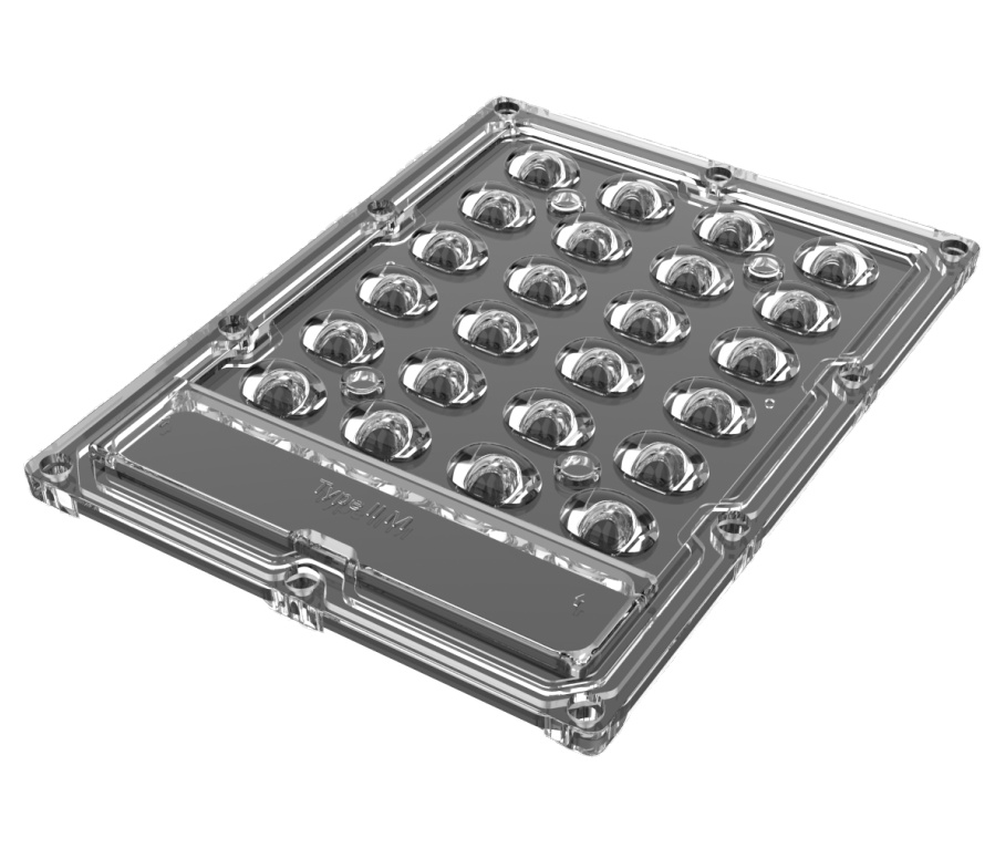 Новое поступление, IP66 SMD 3030, уличный фонарь, объектив типа ii-M, Тип III-M, оптический объектив