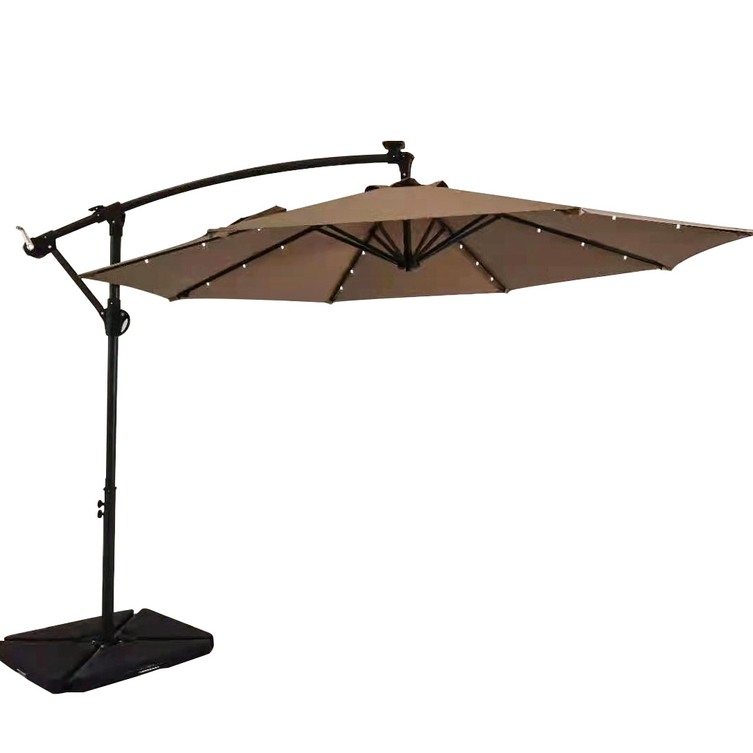 LED Commercial High-end Costomized Outdoor 3 Meter Hotel Garden Patio Umbrella