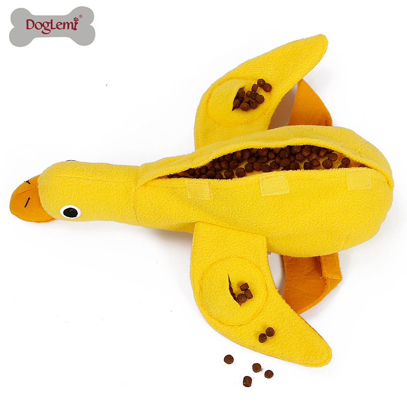 Новый дизайн тренировочный Snuffle собака игрушки IQ лечения питание дозирования утка игрушки для домашних животных