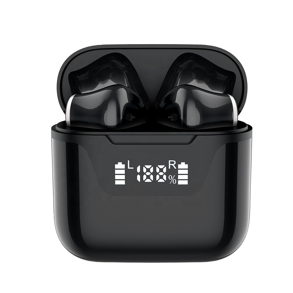 Беспроводные Bluetooth-наушники Trulyway 5,1 с микрофоном и светодиодным дисплеем