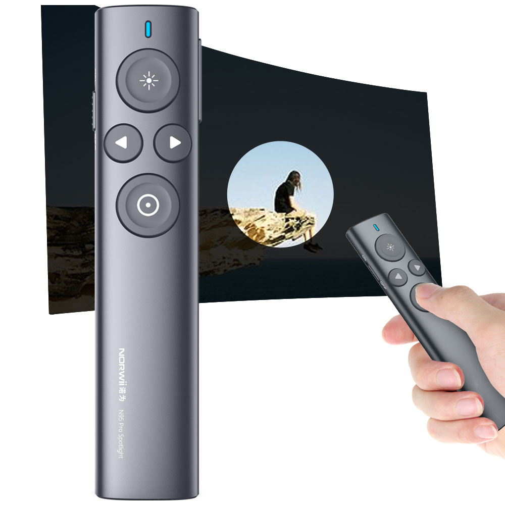 N95 Pro Spotlight Презентация пульт дистанционного управления, цифровая и физическая лазерная указка перезаряжаемая, беспроводной ведущий Rmote Lazer указка ручка