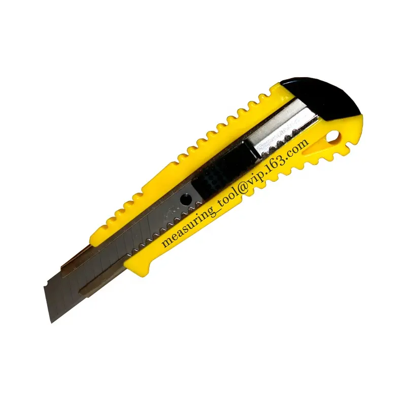New model safety high quality auto paper utility knife,easy cut knife