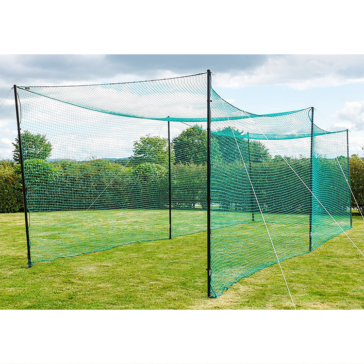 Custom 50 mm sport court goal garden Factory practice cricket net s netting set portable