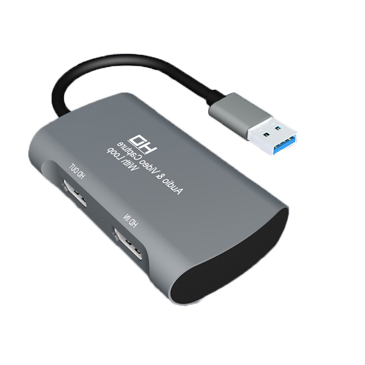 USB 2,0 к Hdmi видеозахват поддержка Yuy2 4k вход без задержки прямой трансляции 4k карта захвата видео с петлевым захватом игр/