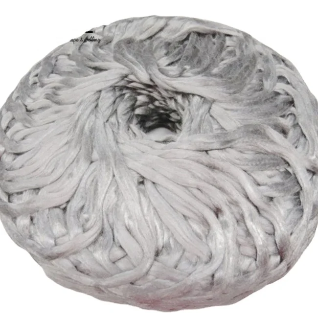 6 micron e-textile and conductive yarn stainless steel roving conductive fiber