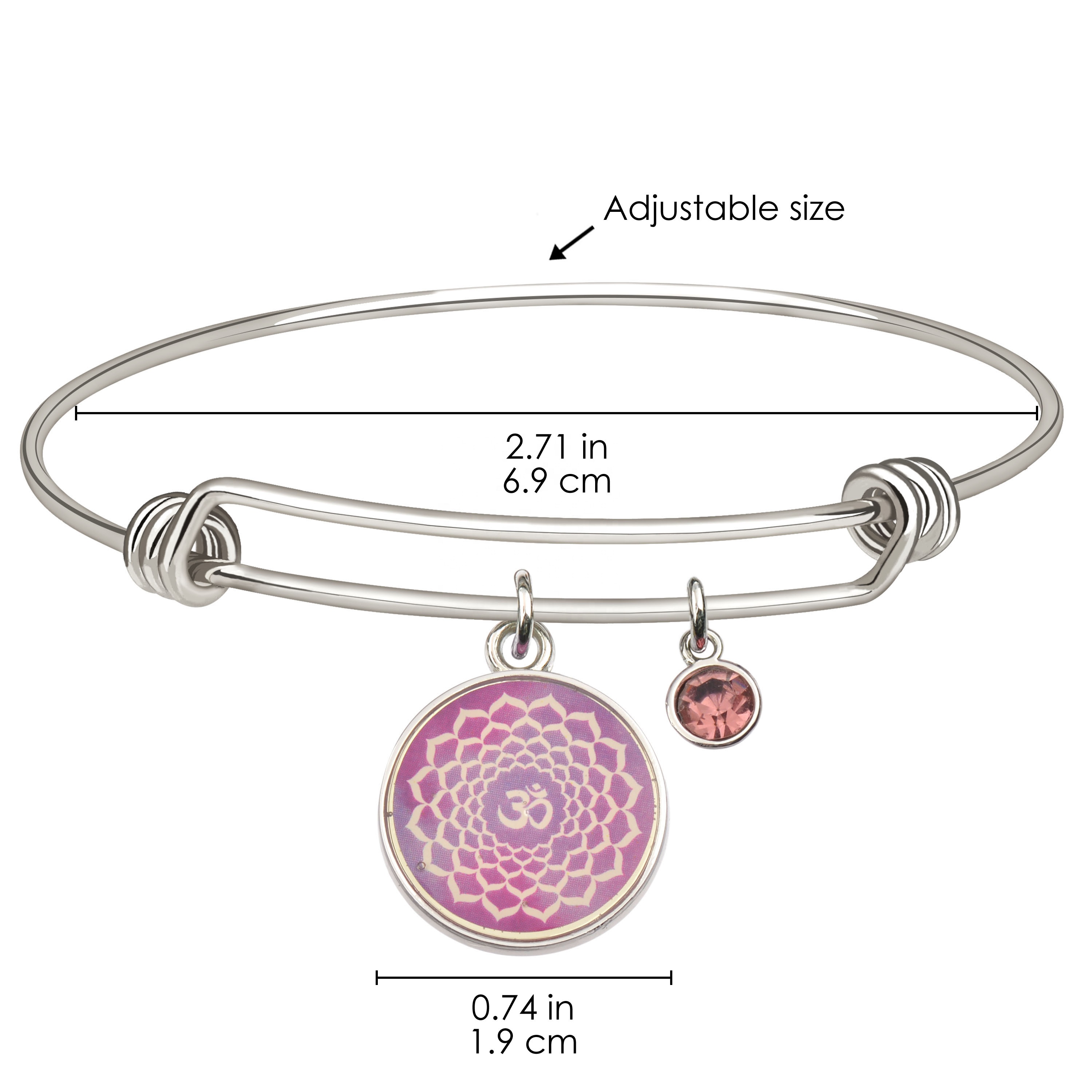 Fashion Elegant Multiple Handmade Bangle Adjustable Healing Chakra Bracelets