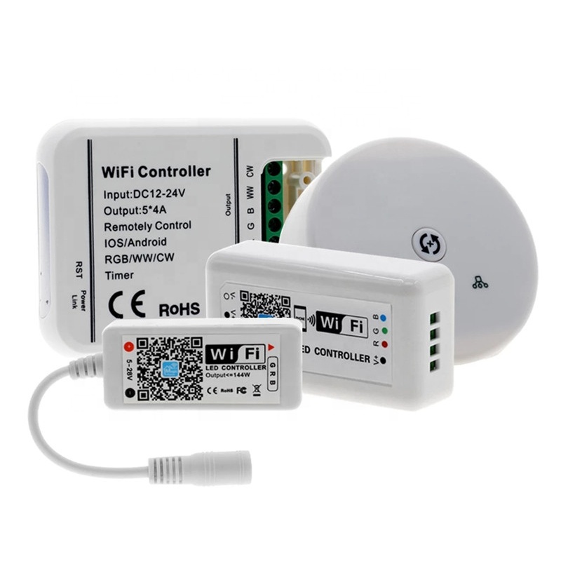 Контроллер Magic home для светодиодной ленты, Wi-Fi, RGB, RGBW, 12 В, 24 В, 16 миллионов цветов, музыка и таймер, Wi-Fi контроллер для светодиодной ленты с поддержкой Alexa