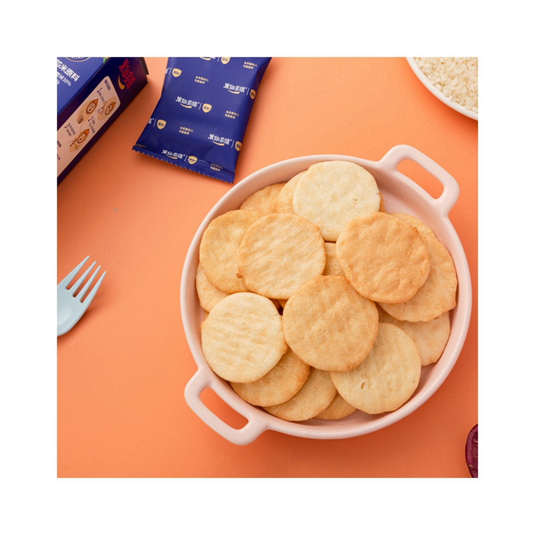 China Factory Manufacture Organic Baby Food Mix Thin Rice Crackers