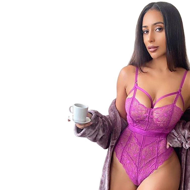 Joyhub High Quality Video Check Exotic Womens Transparent Sexy Lace One Piece Lingerie Bodysuits For Women