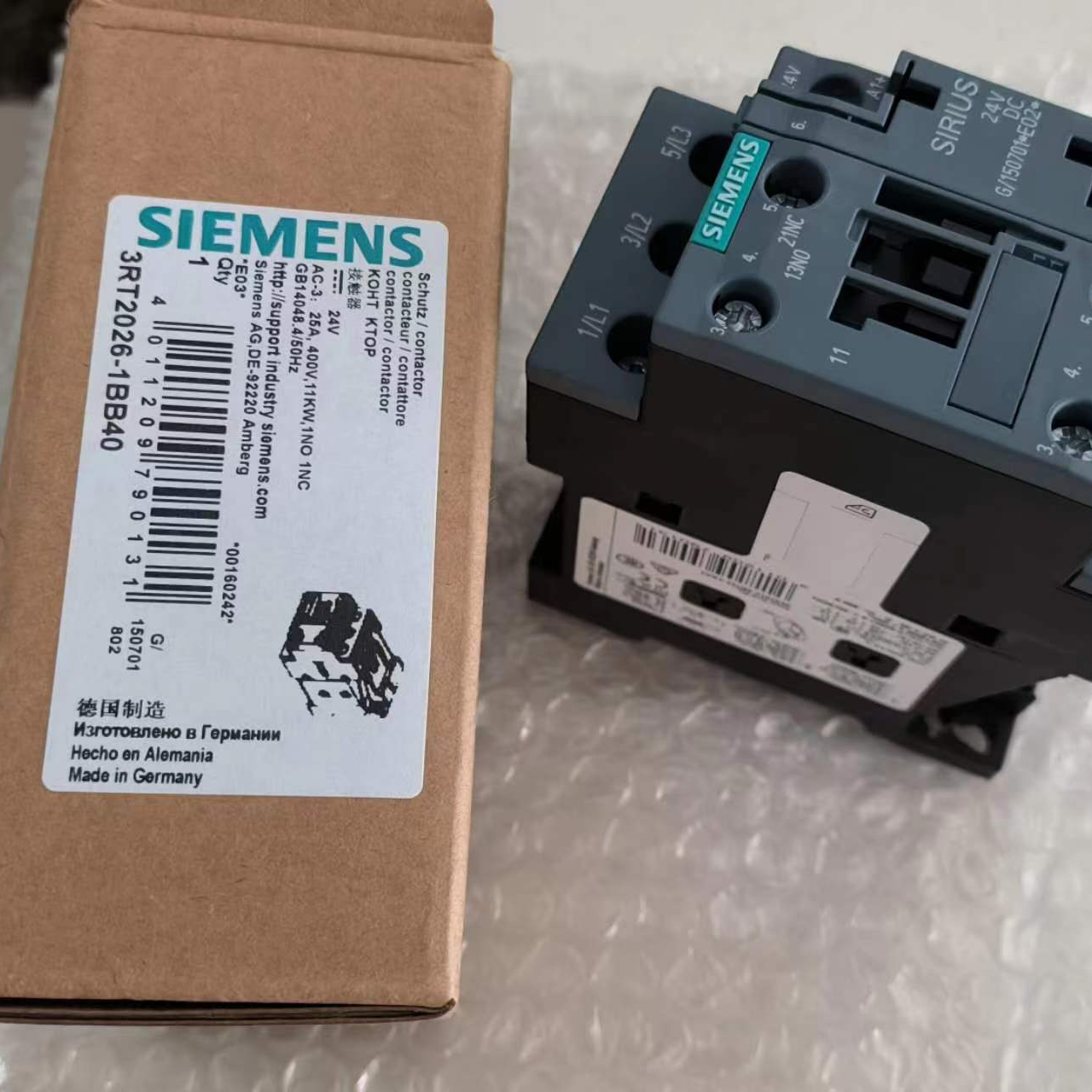 Brand New Siemens Contactor 3RT2026-1BB40