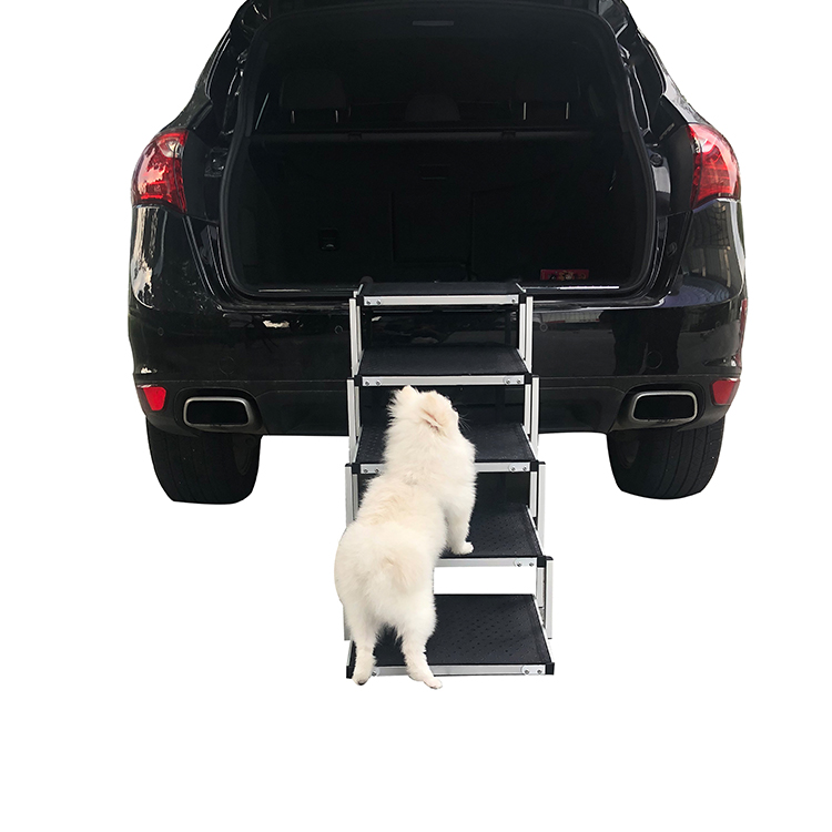 2-in-1 dog stairs dog steps for cars folding dog ramp
