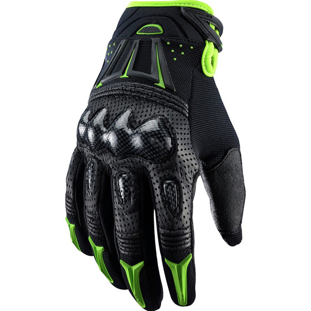 5 color Classic motorcyclists leather mtb racing gloves men's leather motorcycle gloves