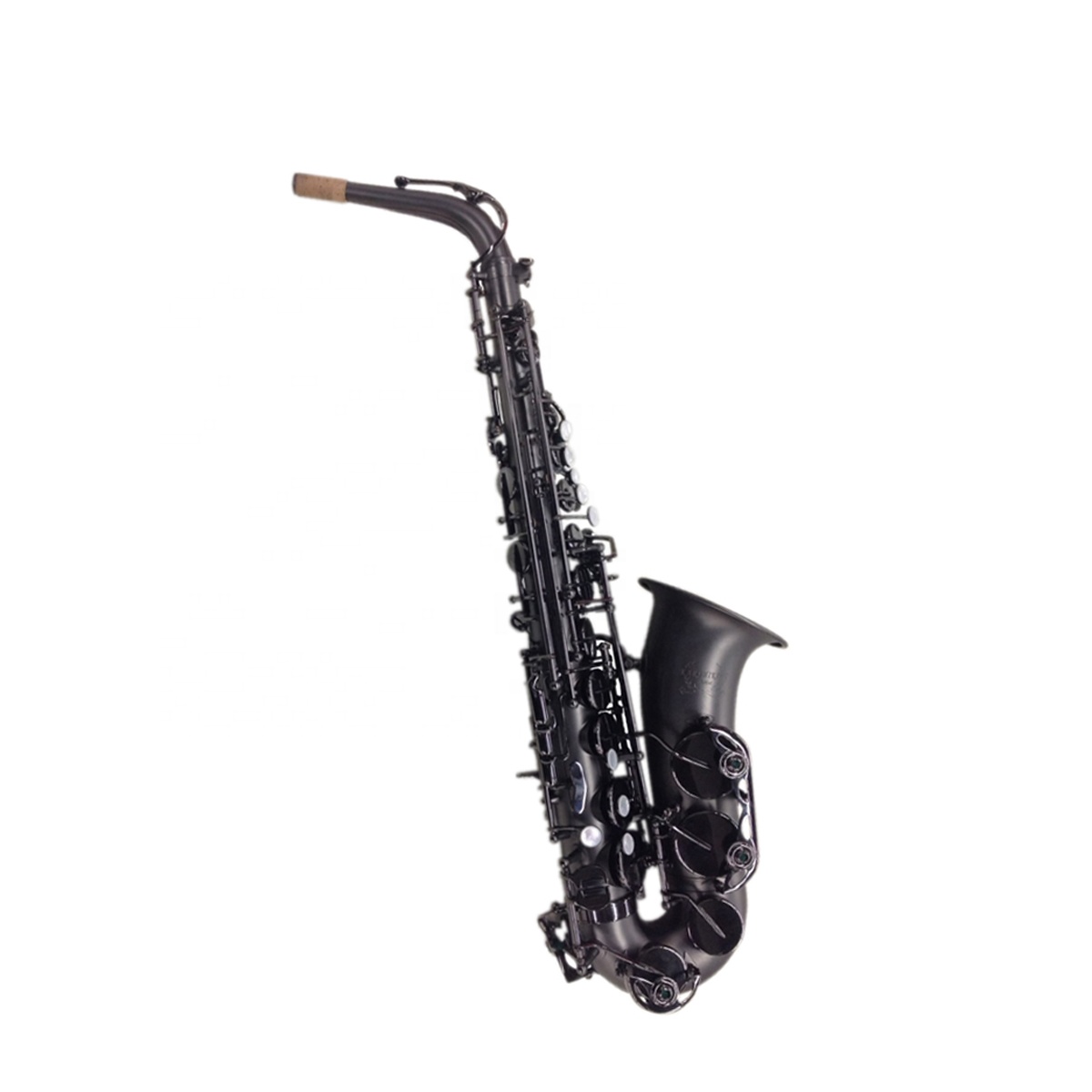 High Quality Brass Instrument Cheap Blacknickel Alto Saxophone JYAS1102BNMT