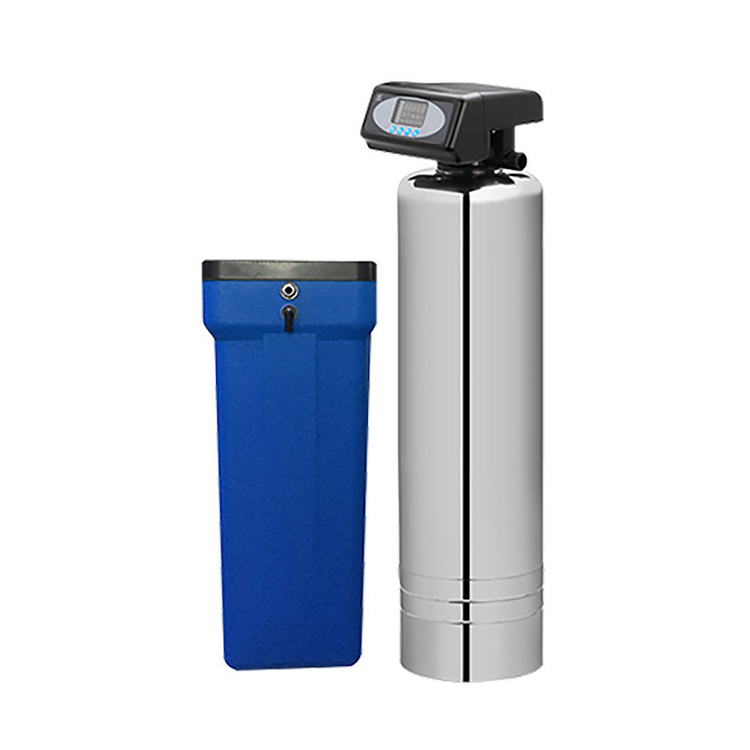 Remove Hard Water Softener System Automatic Manual Valve Magnetic Resin Central Water Softener System With Brine Tank