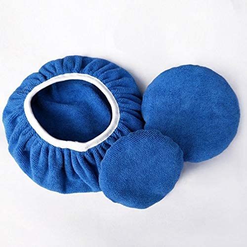 BONNO Bonnet Polisher Buffer Pad Microfiber Bonnet 9-10 "/ 7 '' - 8 '' / 5-6" Car Polisher Pad Cover for Car Care Polishing
