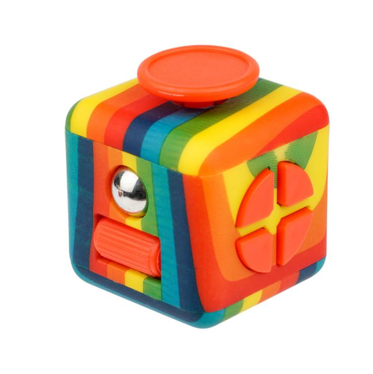 Factory wholesale cheap price anti stress fidget toys  6 sides fidget sensory toys with multi functions