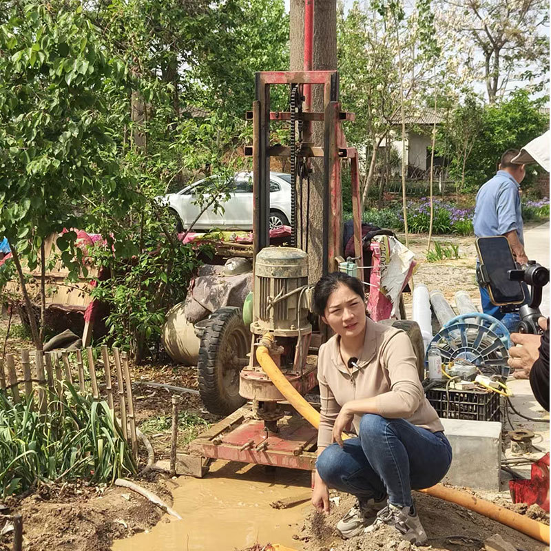Low Consumption High Efficiency Small 3-phase Electricity 380V Portable Water Well Drilling Rigs for Sale