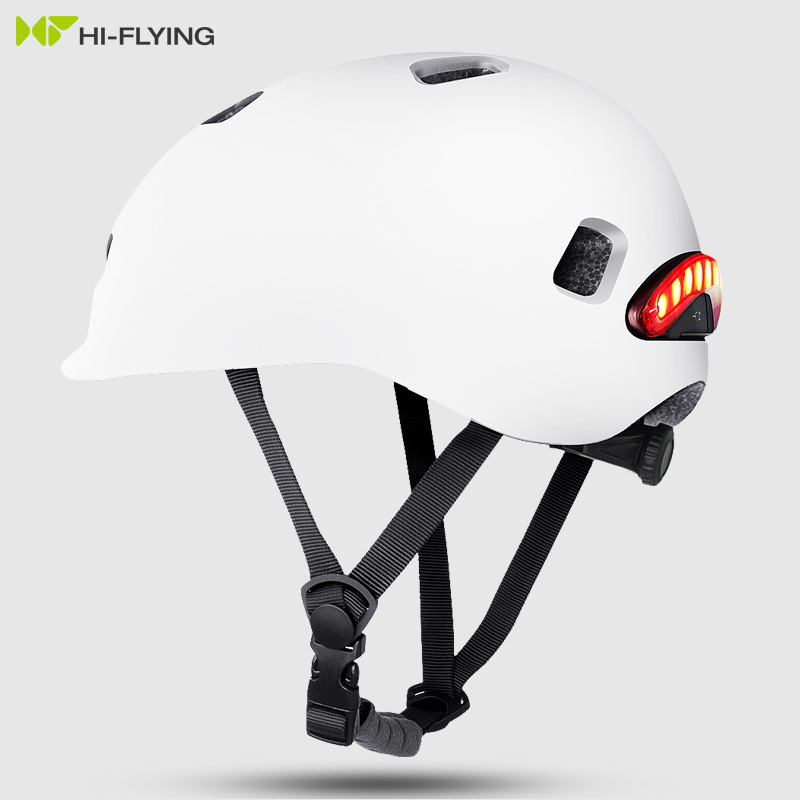 Motorcycles accessories Smart LED Warning Flash Riding Helmet Electric Scooter and Other bike bicycle Cycling Helmet