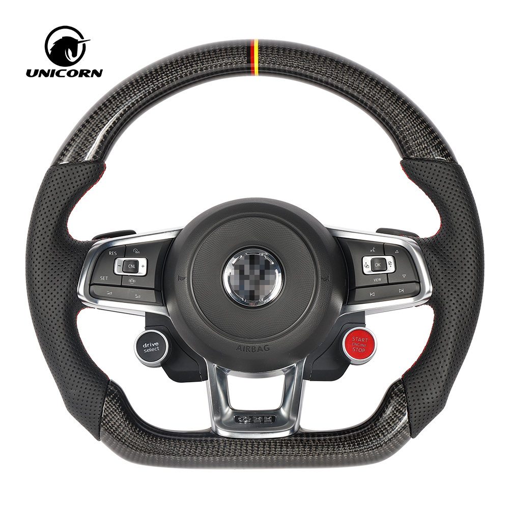 Светодиодный руль из углеродного волокна для VW Volkswagen all modelPolo CC MK5 MK6 MK7 Golf 5 Golf 6 GTI GTS