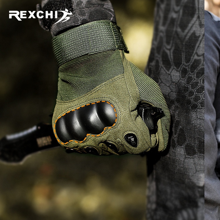 REXCHI XT09 Outdoor Winter Comfortable Anti-Slip Full Finger Military Motorcycle Touch Screen Work Tactical Exfloating Gloves