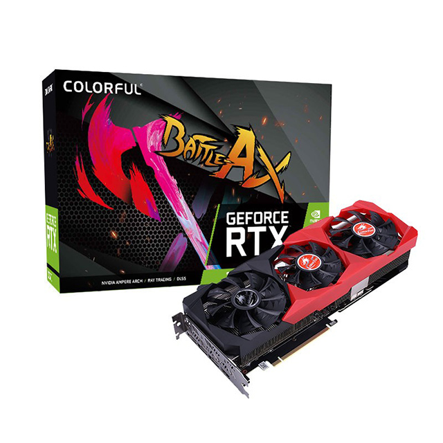 Цветная игровая компьютерная видеокарта Tomahawk GeForce RTX 3070 8G 1725MHz GDDR6
