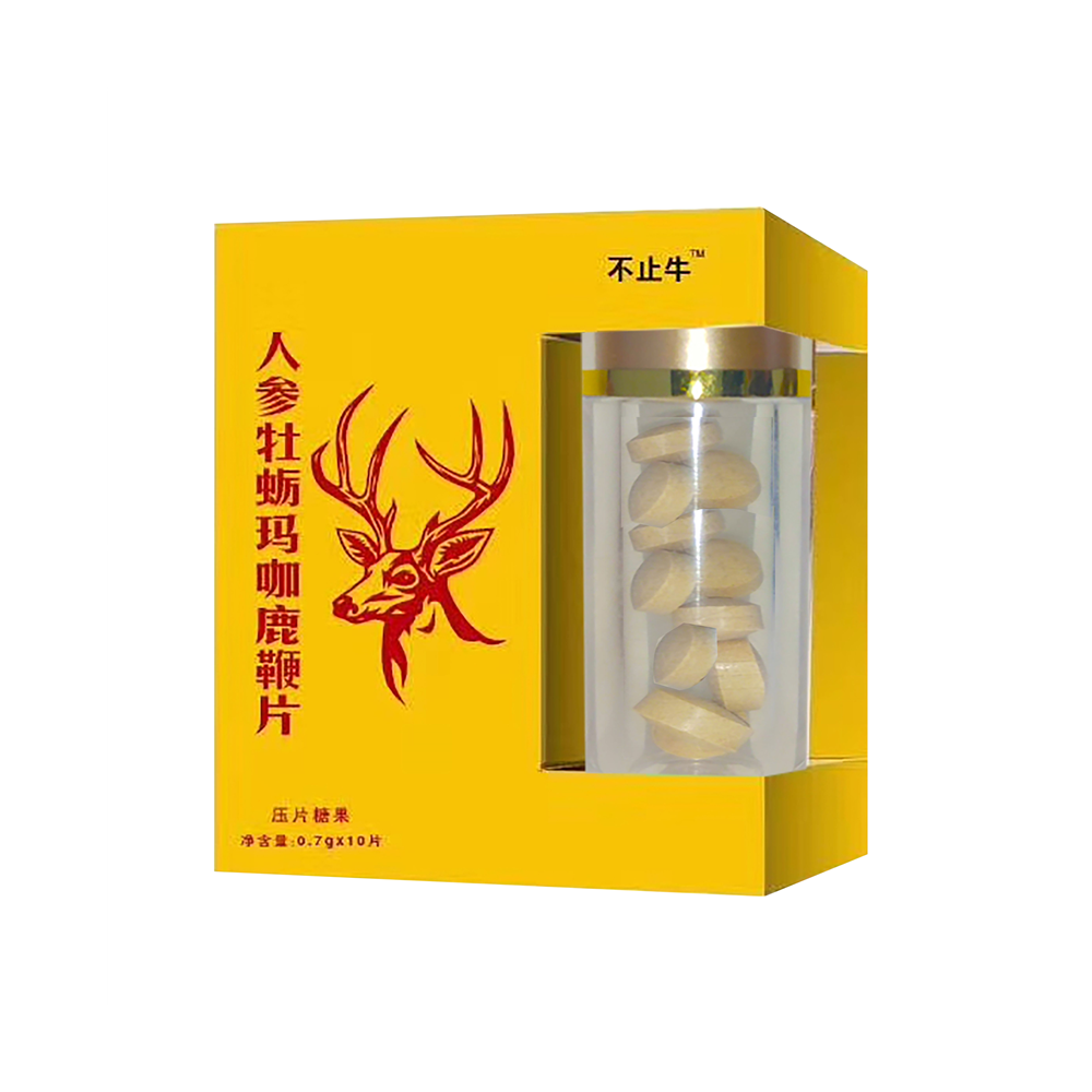 Not just cow Ginseng oyster maca deer penis tablet candy