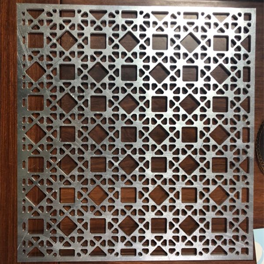 CNC алюминиевая режущая панель для потолочного или настенного украшения фасада